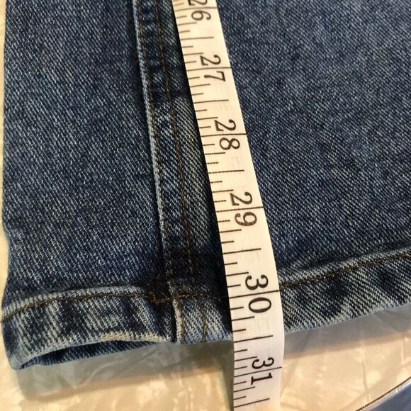 y2k mudd flare jeans low rise medium wash size 9 100% cotton 30.5 inseam - Picture 10 of 11